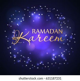 Ramadan Kareem beautiful greeting card''Ramadan kareem ''