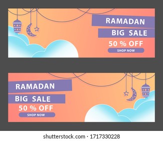 ramadan kareem big sale banner design