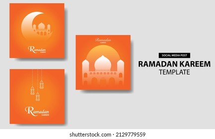 Ramadan Kareem Bundle Social Media Post