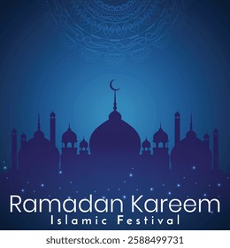 Ramadan kareem campaign social media post instagram web promotional template