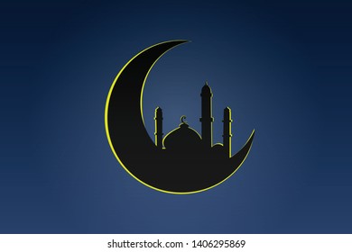 Ramadan kareem card, Islamic vector illustration