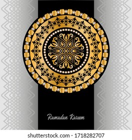 ramadan kareem card vector background