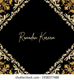 ramadan kareem card vector background