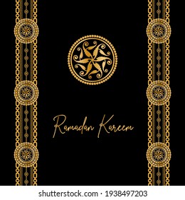 ramadan kareem card vector background