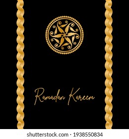 ramadan kareem card vector background
