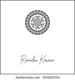 fondo vectorial de tarjeta ramadan kareem