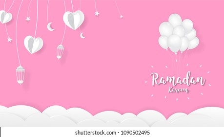 Ramadan kareem Cartoon background. Festival design concept,greetings Ramadan kareem, elegant design, design for greeting cards, text, website, brochure, illustrations eps10