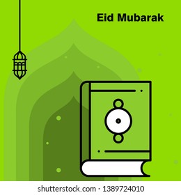 Ramadan Kareem concept banner, vector illustration.