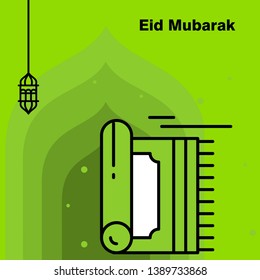 Ramadan Kareem concept banner, vector illustration.