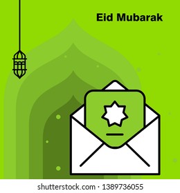Ramadan Kareem concept banner, vector illustration.