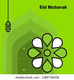 Ramadan Kareem concept banner, vector illustration.