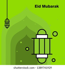 Ramadan Kareem concept banner, vector illustration.