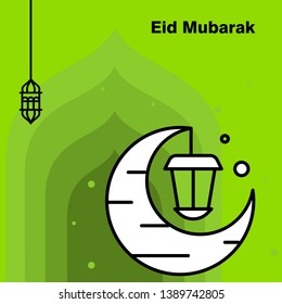 Ramadan Kareem concept banner, vector illustration.
