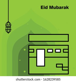 Ramadan Kareem concept banner, vector illustration.