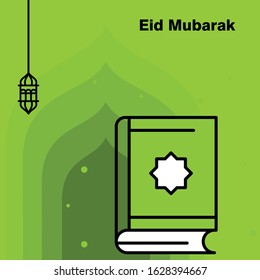 Ramadan Kareem concept banner, vector illustration.