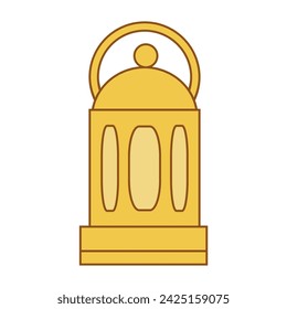 Ramadan Kareem concept with decorative lantern icon design, vector illustration