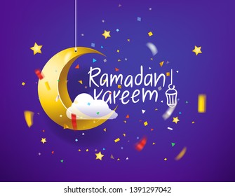Ramadan Kareem concept. Vector illustration