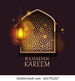 Ramadan Kareem cover,  mubarak background, template design element, Vector illustration