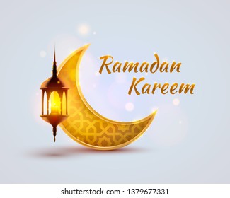 Ramadan Kareem cover, template design element, Vector illustration