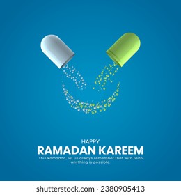 Ramadan Kareem creative design for social media poster. Ramadan Kareem Background Design.