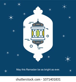 Ramadan Kareem creative design vector 