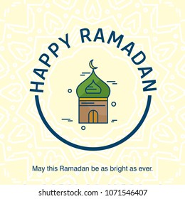 Ramadan Kareem creative design vector 