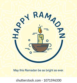Ramadan Kareem creative design vector 