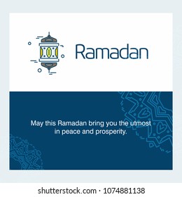 Ramadan Kareem creative design vector 