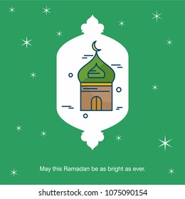 Ramadan Kareem creative design vector 