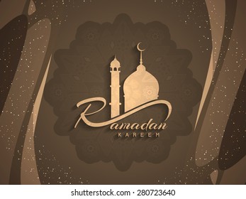 Ramadan Kareem decorative background design.