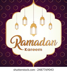 Ramadan Kareem Decorative Greeting Card