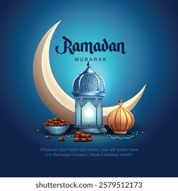 Ramadan Kareem Design Background. abstract Vector Illustration for greetings card, poster and banner.