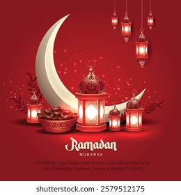 Ramadan Kareem Design Background. abstract Vector Illustration for greetings card, poster and banner.