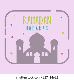 Ramadan Kareem Design Background for Holy Month of Muslim Community Festival. Vector Illustration for greeting card, poster and banner.
