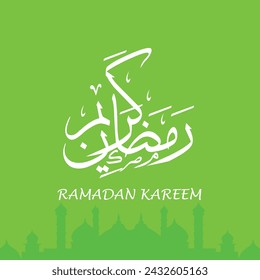 ramadan kareem design background template colorful background arabic
calligraphy with mosque ramadan mubarak 