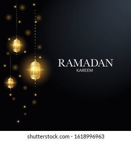 Ramadan Kareem Design Background. Vector Illustration for greeting card, poster and banner.