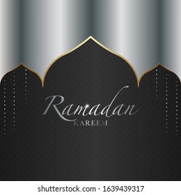 Ramadan Kareem Design Background. Vector Illustration for greeting card, poster and banner.