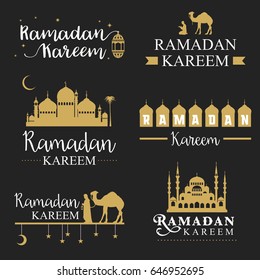 Ramadan Kareem Design Collection, vector