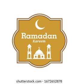 ilustrador de diseño ramadan kareem plantilla de afiche vectorial islamado