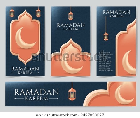 Ramadan Kareem design suitable for flyer, banner,poster,social media posts and other marketing collateral.
Means (Generous Ramadan).
Vector illustration.
