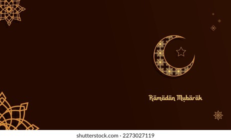 Ramadan Kareem designs. Islamic greeting background template.