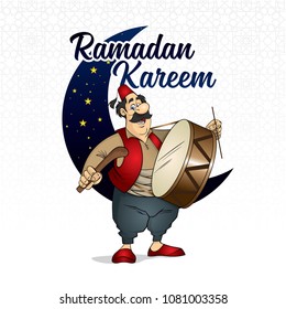 Ramadan kareem, ramadan drummer, islamic and turkish celebration