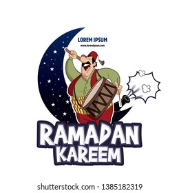 Ramadan kareem, ramadan drummer, islamic and turkish celebration 