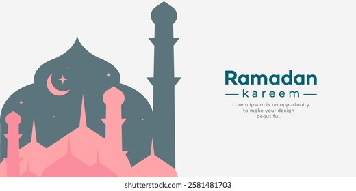 Ramadan kareem and Eid mubarak background design