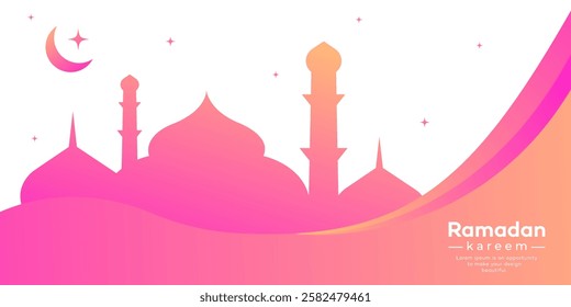 Ramadan kareem and Eid mubarak background design