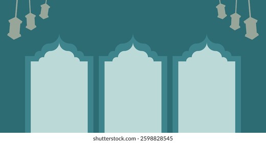 Ramadan Kareem or Eid Mubarak Background for Design