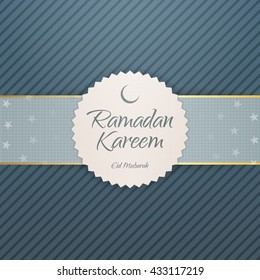 Ramadan Kareem Eid Mubarak Emblem