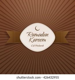 Ramadan Kareem Eid Mubarak festive Banner