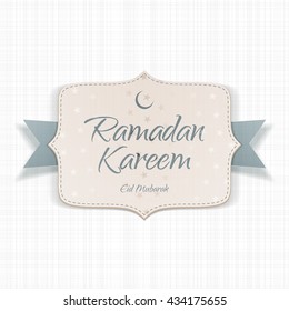 Ramadan Kareem Eid Mubarak festive Card