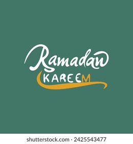 ramadan Kareem, Eid Mubarak Greeting Line icon minimal and simple vector design